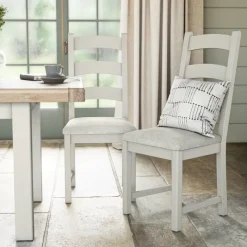 Sale Thornham Pair of Ladder Back Dining Chairs Dining Chairs