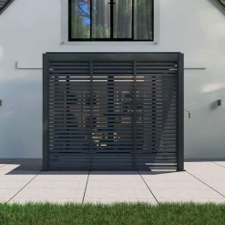 Discount Titan Pergola Fixed Louvre Wall Pergolas
