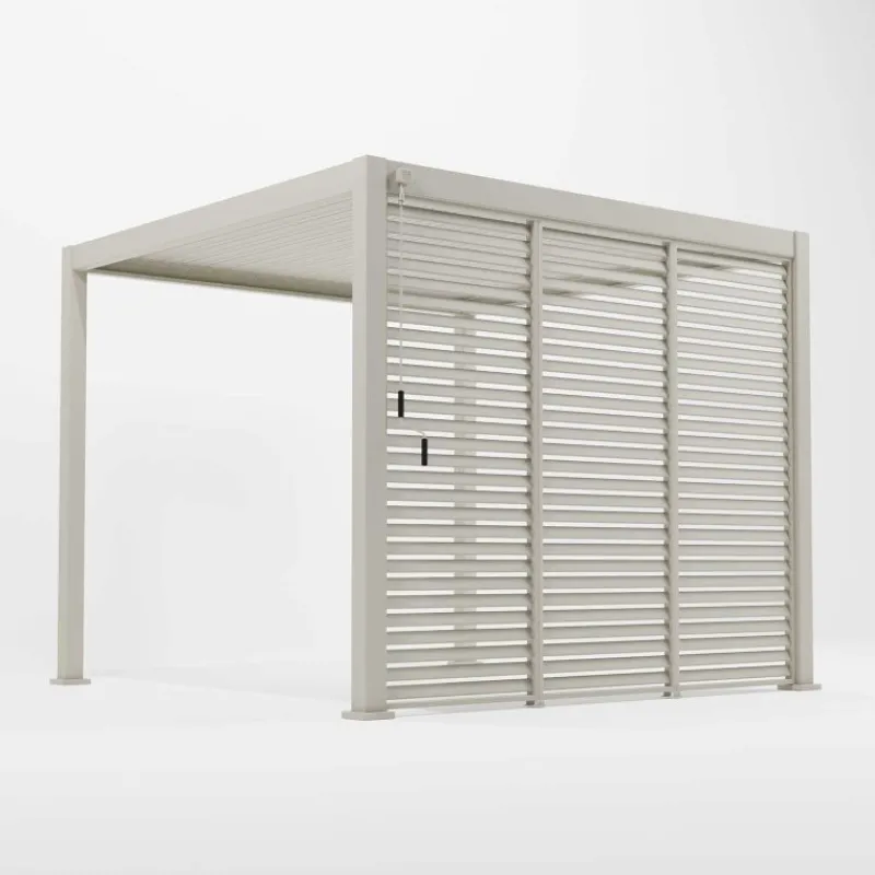 Discount Titan Pergola Fixed Louvre Wall Pergolas