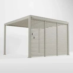 Discount Titan Pergola Fixed Louvre Wall Pergolas