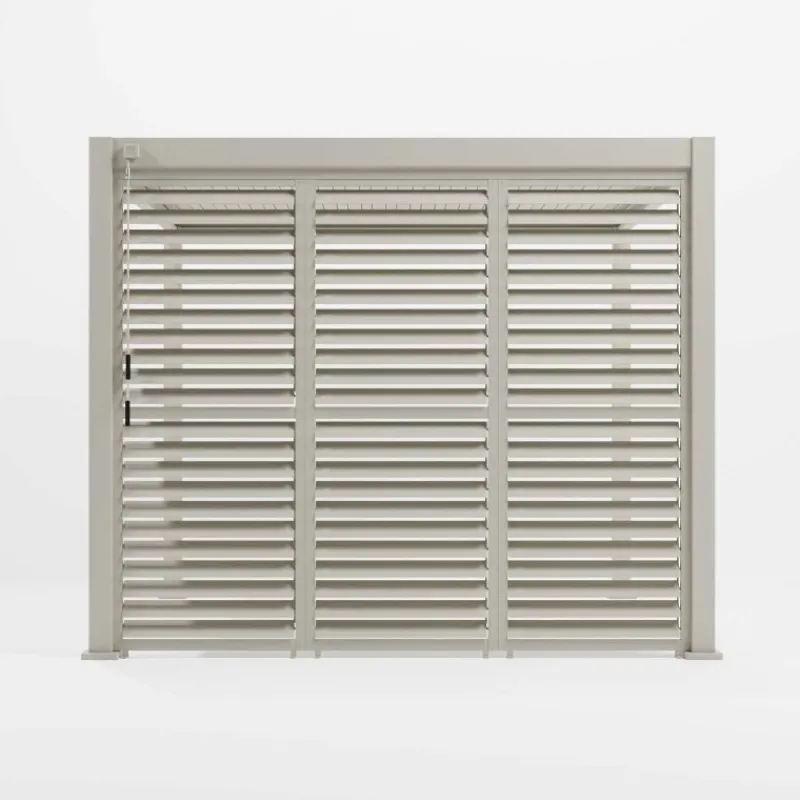 Discount Titan Pergola Fixed Louvre Wall Pergolas