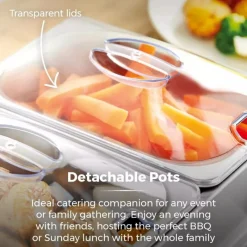Discount 3 Tray Buffet Server Cooking Appliances