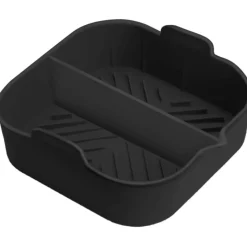 Best Air Fry Square Solid Tray with Divider Cooking Appliances | Pots & Pans