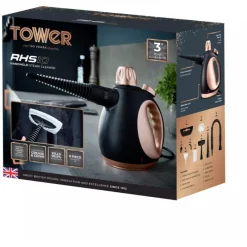 Discount Black and Rose Gold Handheld Steam Cleaner Cleaning