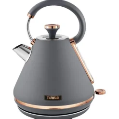 Clearance Cavaletto Pyramid Kettle 1.7L Grey Kettles & Toasters