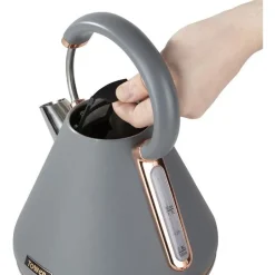 Clearance Cavaletto Pyramid Kettle 1.7L Grey Kettles & Toasters