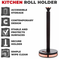 Discount Cavaletto Towel Pole Black Food Storage