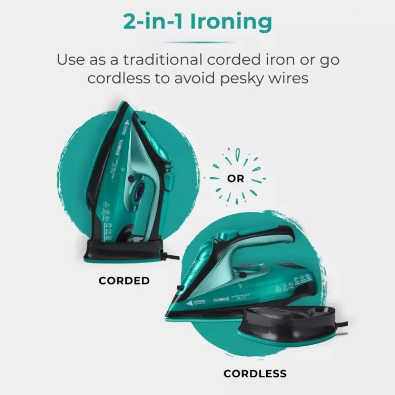 Hot Ceraglide Cordless Iron Teal Irons