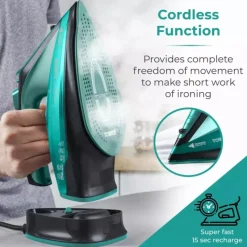 Hot Ceraglide Cordless Iron Teal Irons