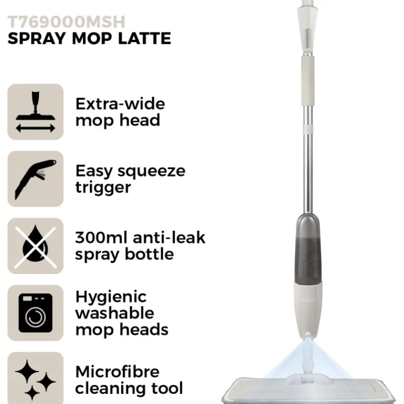 New Classic Spray Mop Latte & Grey Laundry