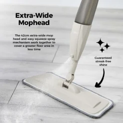 New Classic Spray Mop Latte & Grey Laundry