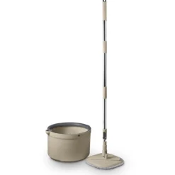 Best Duo Compact Spin Mop Latte & Grey Laundry