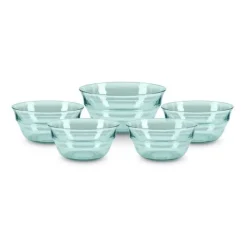 Discount Fresco Plastic set of 5 Bowls Serveware | Garden Storage & Accessories