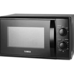 Fashion 20L 700W Manual Microwave Black Cooking Appliances