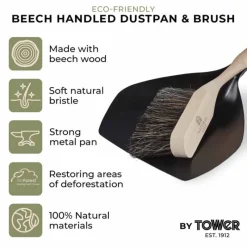 Clearance Natural Life Dust Pan and Brush Cleaning