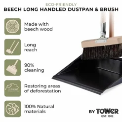 Clearance Natural Life Long Handled Dustpan Cleaning