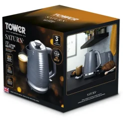 Best Saturn 1.7L Grey Kettle Kettles & Toasters