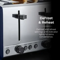 Best Sera 4 Slice Toaster Midnight Blue Kettles & Toasters