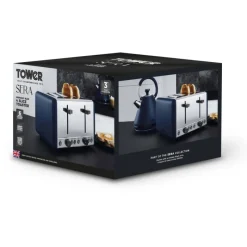 Best Sera 4 Slice Toaster Midnight Blue Kettles & Toasters
