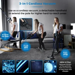 Outlet VL100 Optimum Cordless 3 in 1 Vacuum Cleaner Vacuum Cleaners