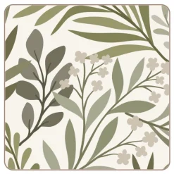 Best Flourish Cork Backed Coasters set of 4 Table Linen, Napkins & Mats