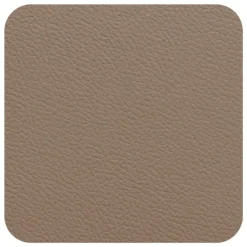 Best Taupe Sandstone Flexi Faux Leather Coasters set of 4 Table Linen, Napkins & Mats