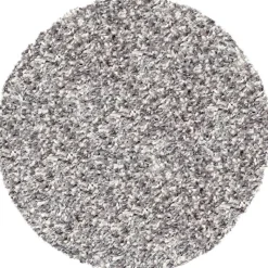 Outlet Twilight White / Silver Circular Rug Plain Rugs