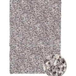 Discount Twilight White / Silver Rug Plain Rugs