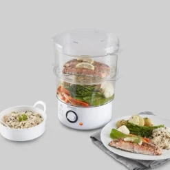 Best Two Tier Steamer 2 x 2.4L Cooking Appliances