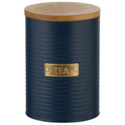 Clearance Otto Navy Tea Storage Canister Food Storage