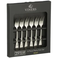 Discount Select 6 Piece Pastry Fork Set Cutlery