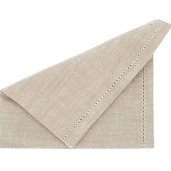 New Chambray Set of 4 Natural Napkins Table Linen, Napkins & Mats