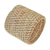 Discount White Rattan Napkin Ring Table Linen, Napkins & Mats