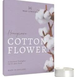 Sale Home Grown 12 Pack Cotton Flower Tealights Candles & Diffusers