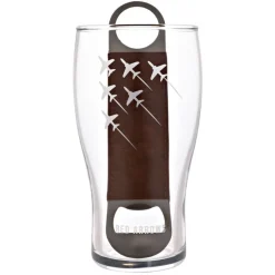 Clearance RAF Etch Pint Glass & Bottle Open Set Red Arrows Gifts | Glassware