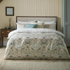 Best Strawberry Thief Hessian Embossed Duvet Cover Set Duvet Covers