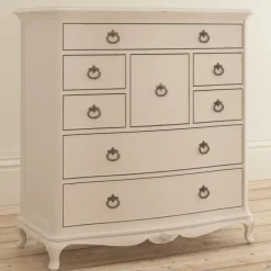 Online Ivory Bedroom 8 Drawer Chest Chest Of Drawers
