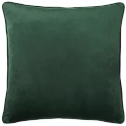 Sale Wisteria Printed Velvet Cushion Emerald Cushions