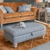 Clearance Woodlands Legged Ottoman Footstools