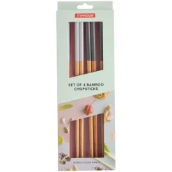 Fashion World foods Set of 4 chopsticks Cutlery