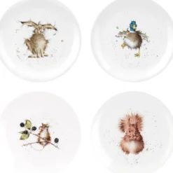 Outlet 8' Coupe Plates Set of 4 Dinnerware