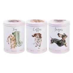 Discount A Dogs Life Tea Coffee Sugar Canisters Food Storage