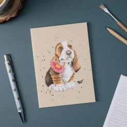 Clearance Just For You Basset Hound A6 Notebook Stationery