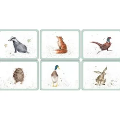 Online Set of 6 Placemats Table Linen, Napkins & Mats