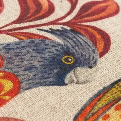 Clearance Akamba Parrot Scene Cushion Multi Cushions