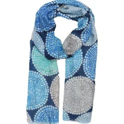 Best Blue Multi Spot Scarf Bags & Accessories