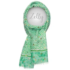 Sale Metallic Spots Green Scarf Bags & Accessories